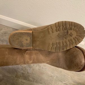 Report knee high boots